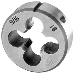 9/16&Prime;-18 UNF Round Threading Die, 9/16 x 18 UNF Machine Thread Die Right Hand
