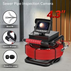 MAOTEWANG Sewer Camera 164ft/50m Pipe Inspection Camera HD Drain 4.3&Prime; Monitor