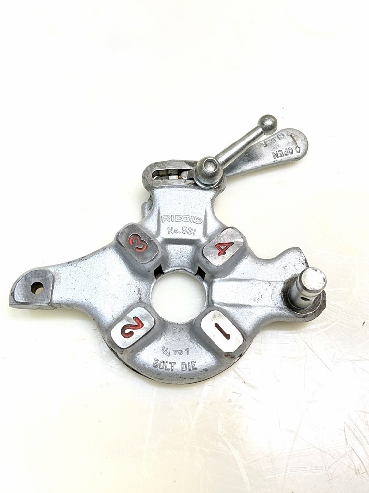 RIDGID 531 (26162) Quick-Opening Bolt Die Head for 1224, 1/4&Prime; to 1&Prime;