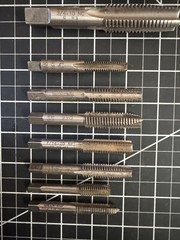 Lot of 37 Tap & Die Pieces &ndash; Greenfield, R&N, Pratt & Whitney, Morse