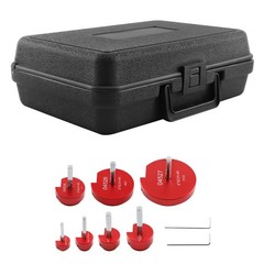 7Pcs PVC Pipe Reamer with 3/4in, 1in, 1-1/4in, 1-1/2in, 2in, 3in, and 4in