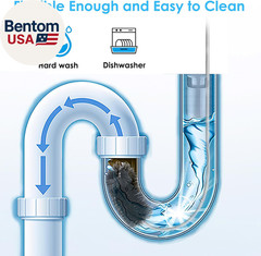 2 Pcs Flexible Drain Pipe Cleaning Brush, 36&Prime; Extra Long Double Ended Nylon Bris