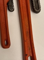 Pittsburgh Pipe Wrench 14&Prime; & 8&rdquo; Steel -Straight Jaw