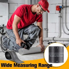 Flex Angle Pipe Measuring Tool Wrap Around for 12&Prime; to 48&Prime; Diameter Inch Pipe