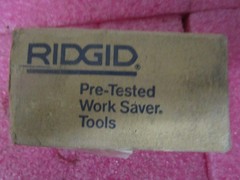 Ridgid 47805 1&Prime; &ndash; 2&Prime; Universal Pipe Dies Left Hand