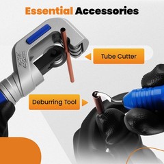 Impact Driver Crimper for C5A2 Metal Duct 24-30 Gauge Aluminum Alloy Black