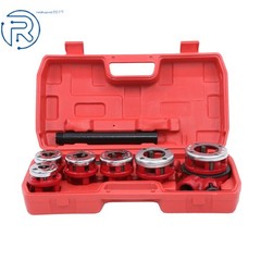 Pipe Threader Kit Includes 6pcs NPT Threading Dies 1/4&Prime; 3/8&Prime; 1/2&Prime; 3/4&Prime; 1&Prime; 1-1/4&Prime;
