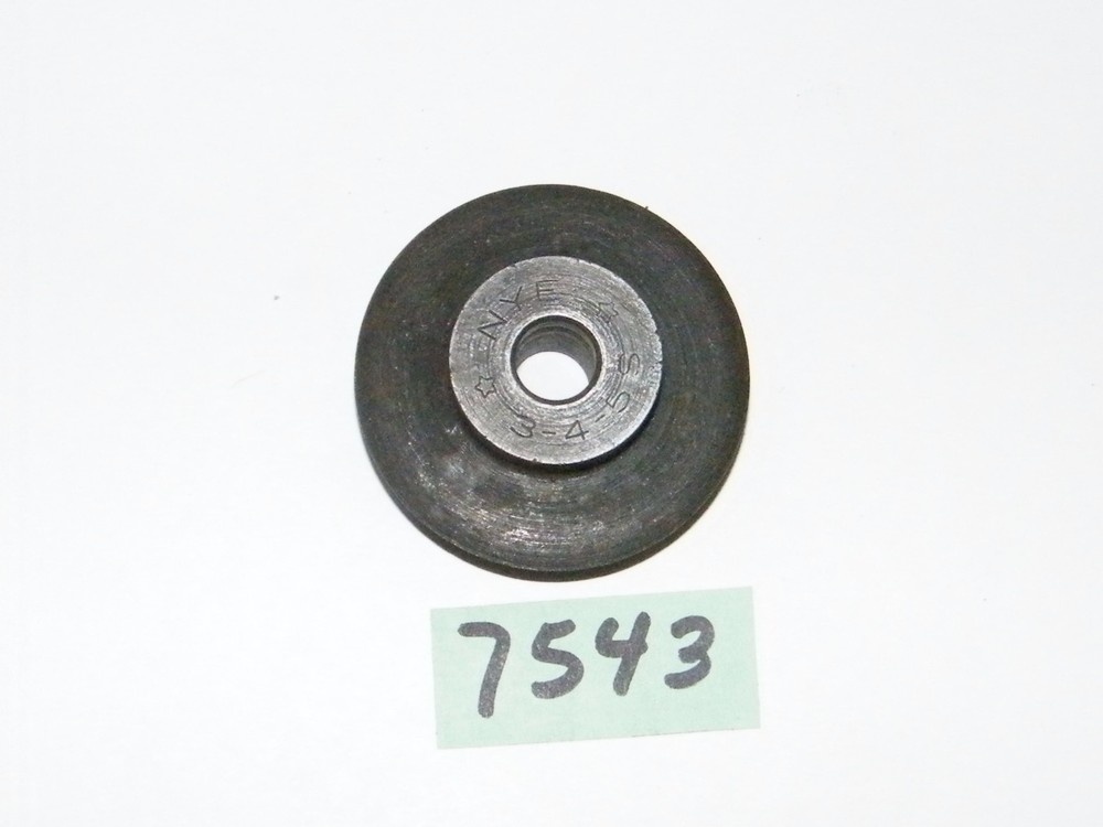 New Old Stock Nye 3-4-5S Pipe Cutter Wheel 1 13/16&Prime; OD x 3/8&Prime; ID x 5/8&Prime; Thick