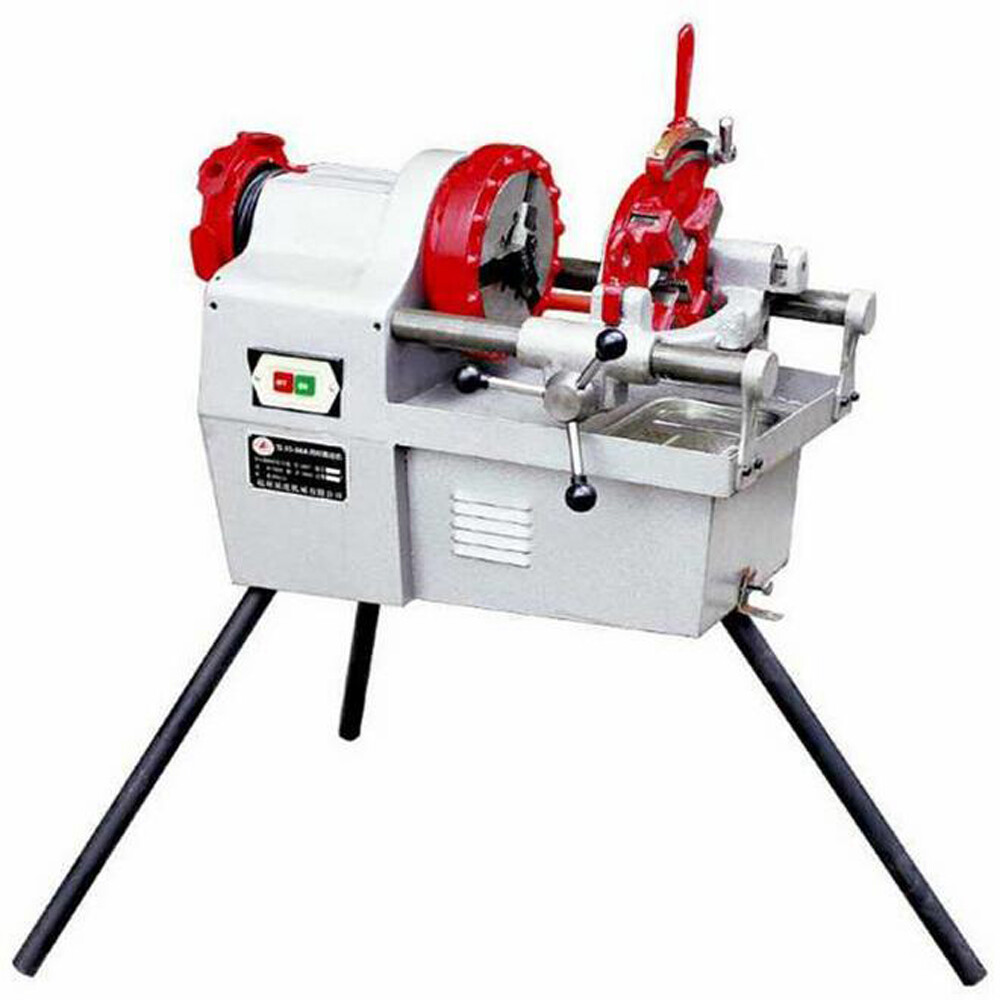 PreAsion Electric Pipe Threader Machine 1/2&Prime; &ndash; 2&Prime; Threading Cutter Deburrer 110V