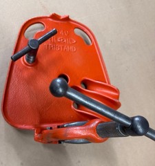 RIDGID No 40 Portable Yoke Vise 1/8&Prime; to 2-1/2&Prime; 40 Pipe No Legs Just What You We