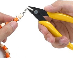 5 Micro Flush Cutters Set, Diagonal Wire Cutters with Internal Spring, 5-Inch, Y