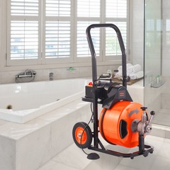 VEVOR&nbsp;Drain Cleaner Machine&nbsp;Electric Drain Auger 75&nbsp;FT x 1/2 In&nbsp;Auto Feed