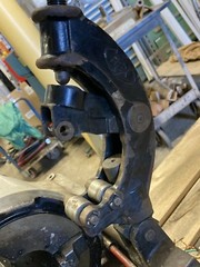 Wheeler Rex 7090 Electric Pipe Threader W/ Interchangeable Die Heads ,