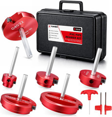 6Pcs PVC Pipe Reamer Kit, Durable Aluminum PVC Fitting Saver for Sch.40 CPVC, AB