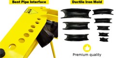 Manual Hydraulic Round Pipe Bender Machine Tripod Split Type with Separable Pump