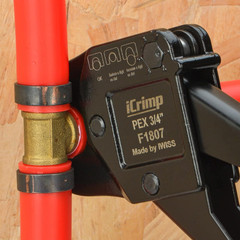 IWS-1807CN PEX Crimping Tool Kit with PEX Crimpers, PEX Tubing Cutter, Copper Ri