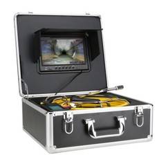 50M Drain Sewer Camera Pipe Inspection Camera with Meter Counter DVR 9&Prime; Monitor