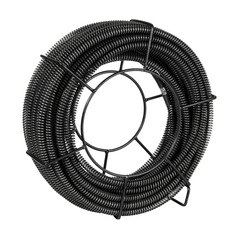 VEVOR Sectional Drain Cleaning Cable 100FTx5/8In & 7 Cutters for 0.8&Prime;-3.9&Prime; Pipes