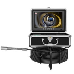 10inch Monitor 30M Sewer Drain Camera Pipe Inspection Camera 23MM 1080P DVR 16GB