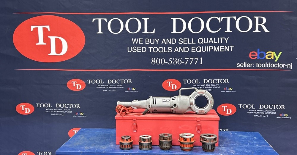 Ridgid 700 T2 Pipe Threader Pony W/Steel Case 3/4&rdquo;-2&rdquo; Dies **FULLY SERVICED** #4