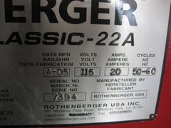 ROTHENBERGER COLLINS CLASSIC 22A PIPE THREADER