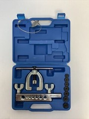 WESTWARD 3CYN8 7PC DOUBLE FLARING TOOL KIT 3/16&Prime;,1/4&Prime;,5/16&Prime;,3/8&Prime;,7/16&Prime;,1/2&Prime;,5/8&Prime;