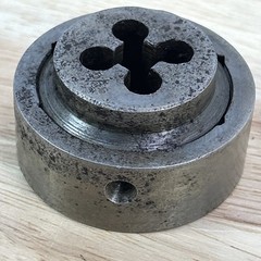 GTD Greenfield Die Little Giant 5/16&Prime; NF 24 Insert Die Collet OD 2&rdquo; USA Made