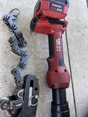 Hilti NPR 32-A Brushless Pipe Press Tool/RIDGID PRESS SNAP SOIL PIPE CUTTER