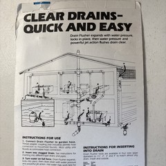 General Wire 3DF 3&Prime; Drain Flusher