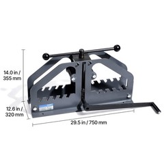 Manual Tube Roller Bender 1-1/2in 6 Dies Carbon Steel Square Round Pipe