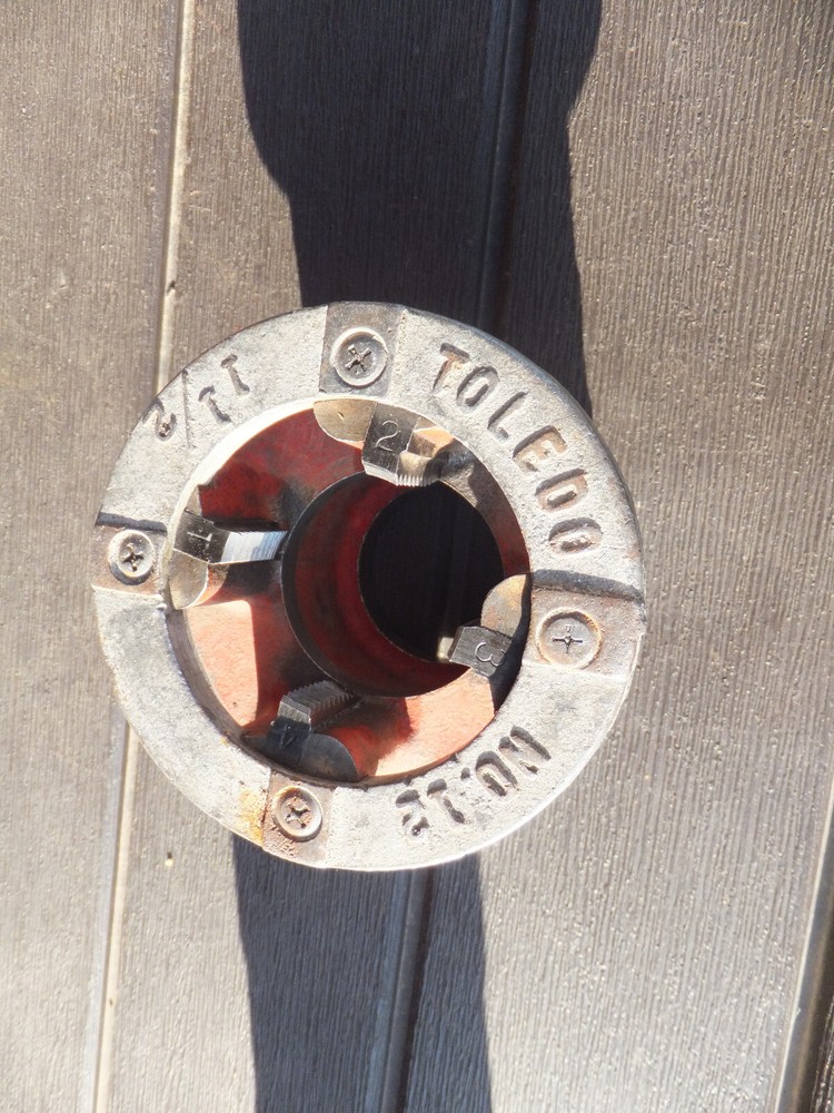 TOLEDO No. 12 Pipe Threader Die 1-1/2&Prime;