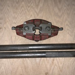 Vintage Greenfield Tap & Die No. 2 Pipe Threader With Die And Handles