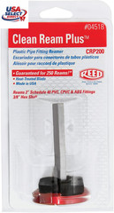 Clean Ream Plus Tool with 3/8-Inch Hex Shaft, 2-Inch Head