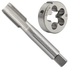 3/4&Prime;-16 UNF HSS Tap And Die Set, 3/4 x 16 UNF Machine Thread Tap And Round Th&hellip;