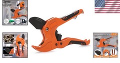 Zantle Lightweight PVC Pipe Cutter with Built-In Safety Lock &ndash; 1-1/4&Prime; O.D.