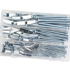 1/8 Inch, 3/16 Inch, 1/4 Inch Toggle Bolt and Wing Nut for Hanging Heavy Item&hellip;