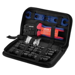 VEVOR Crimping Tool Solar Connector Crimper Tool Kit 14-10 AWG with Connectors