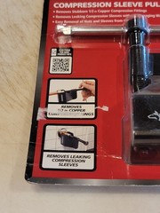 Husky 1012 349 829 Compression Sleeve Puller, Removes 1/2&Prime; Comp Sleeves.