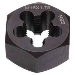 HSS M15 x 1.75 Metric Machine Thread Hex Die Right Hand High Speed Steel
