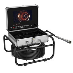7&Prime; Monitor DVR 16GB Sewer Pipe Inspection Camera 23mm Lens Endoscope Camera 20M