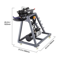 Movable Electric Pipe Bender 750W 3 Dies 1-3/4in