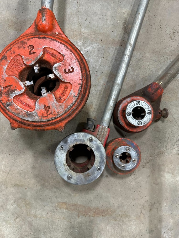 Ridgid Pipe Threader 1/2, 3/4, 1 in, and 2 in