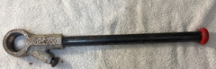 Toledo 00 Ratcheting Head Pipe Threader with Handle and Left Hand Thread 3/4 Die