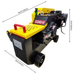 220V 3KW GQ40-H Steel Bar Cutting Machine 6-36MM with Clutch Rebar Cutter