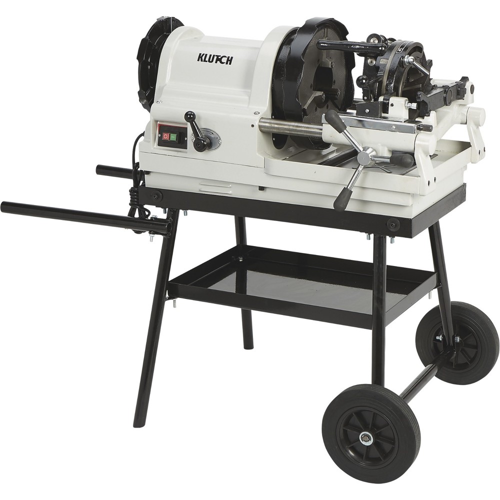 Klutch 4in. Electric Pipe Threader 110V 60Hz 1.2Hp 3400Rpm 15.5Amps