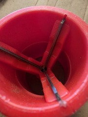 34965 127 Inner-Outer Reamer, 1/4-inch to 1-1/2-inch Pipe Reamer Red