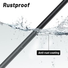 Metal Soil Probe Rod &ndash; Septic Tank Locator Tool with T Handle,32-48 Inch Adjusta