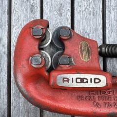 Rigid 42A Four Wheel Pipe Cutter 3/4&Prime;-2&Prime; Heavy Duty Steel Iron Conduit USA