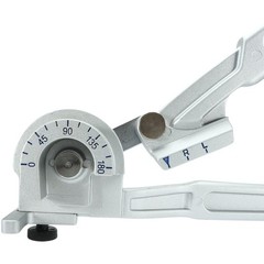 2 in 1 Pipe Tube Bender 180 Degree Tool for 3/8-inch Brass Aluminum Steel Tubing