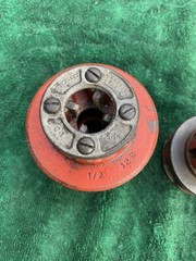 Ridgid Model 12-R, 1 1/2&Prime; NPT Die Head & 3/4&rdquo; Die Head